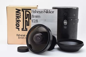 Selten!!!! [Top NEUWERTIG mit Box] Nikon Ai-s Fisheye Nikkor 8mm f/2.8 MF Weitwinkelobjektiv JAPAN - Bild 1 von 24