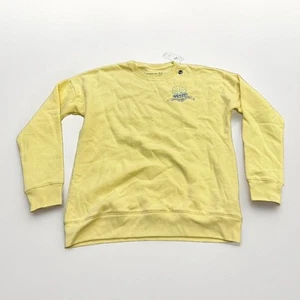 Abercrombie & Fitch Yellow Pearl Shell Lighthouse Mermaid Sweatshirt 15/16 NWT - Picture 1 of 9