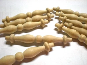  3 Zoll Spindel Packung mit 50 Stück ideal für Puppenwiegen und Handwerk - Bild 1 von 5