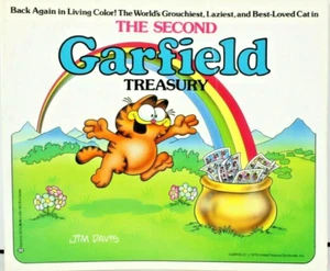 Garfield Treasury Vintage Second Issue 1983 Best Sunday Comics Book In Color - Picture 1 of 3