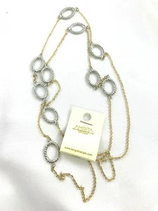Amrita Singh zweifarbige lange Kette Halskette - Bild 1 von 3