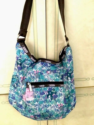 LeSportsac Limited Ed ~  ~ Heather Hobo ~ NWOT Alice In Wonderland ~ Retired - Image 1 of 4