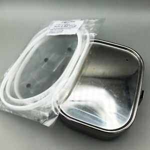 Stainless Steel Bento Lunch Box 22.66us fl oz (670 ml) ＆ Reserve Items
