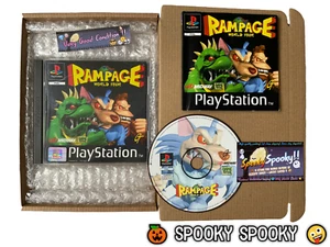 Rampage World Tour PS1 - UK PAL VGC - High Quality Packing - Tracked - Picture 1 of 13