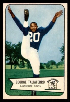 1954 Bowman Football #50 George Taliaferro EX/MT - Image 1 of 2