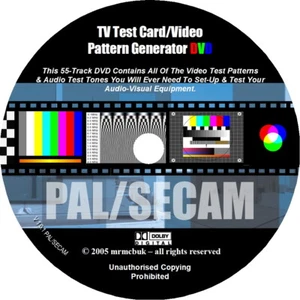 AT TV-Testkarte / Videomustergenerator und Test Töne DVD - Picture 1 of 5