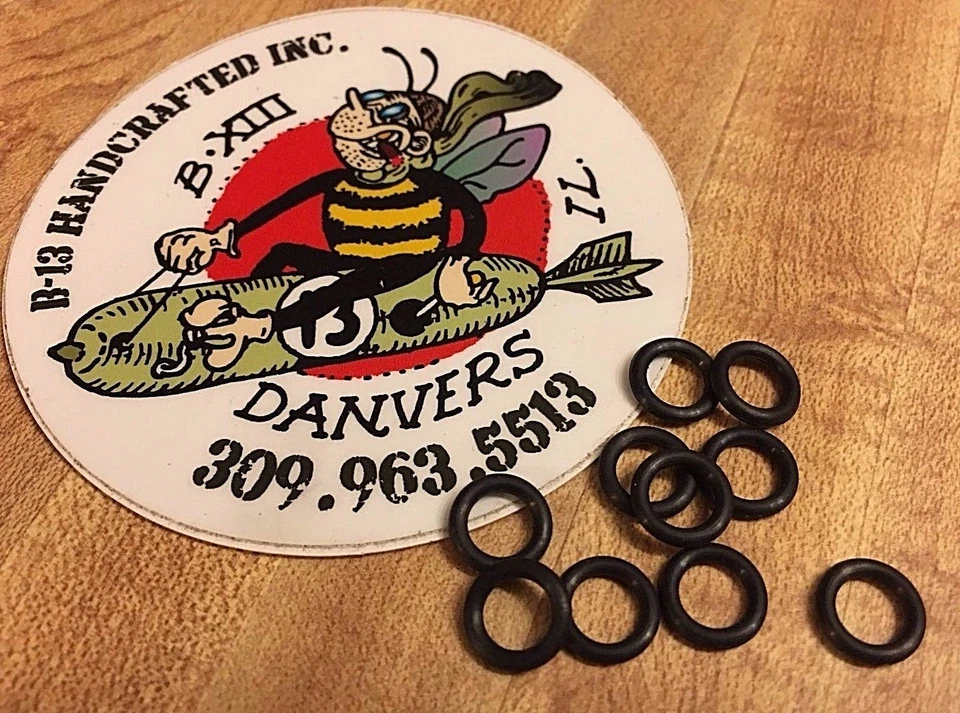 pacote com 10 O-Rings de jato principal de carburador 27326-71 bendix harley davidson o ring - Imagem 1 de 1