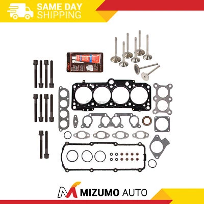Head Gasket Set Intake Exhaust Valves Fit 95-02 Volkswagen Golf Jetta 2.0L 8V - Image 1 of 4