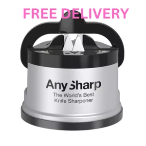 AnySharp Messerschärfer mit PowerGrip, Silber, Einheitsgröße - kostenloser Versand in UK - Bild 1 von 9
