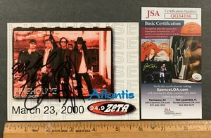 Firehouse Michael Foster+ 2 HAND SIGNED AUTO CONCERT 4.5X6 PROMO CARD JSA/COA SM - Picture 1 of 4