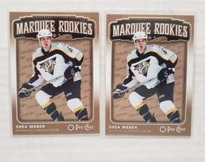 2006-07 OPC Shea Weber Rookie Lot of 2 Cards Predators RC #525 O-Pee-Chee