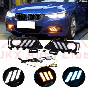 Front 3 Colors DRL LED Daytime Lights Lamps q For BMW 3 Series F30 F35 2013-2019 - Picture 1 of 12