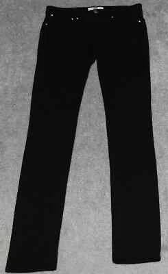 Pantalones de mezclilla ajustados Fossil para mujer talla 29 negros rectos ajustados tiro bajo informales Foto 1 de 4