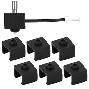 3D Printer Extruder Silicone Cover Socks 6pcs Hotend Sleeve for Ender 3 V3 SE - Picture 1 of 12
