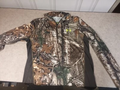 UNDER ARMOUR SHIRT ADULT MEDIUM REALTREE CAMO SCENT CONTROL COMPRESSION - Image 1 of 3