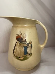 ROSEVILLE POTTERY GIANT DUTCH PITCHER CIRCA 1910 3 rd owner 11” Antique - Picture 1 of 24