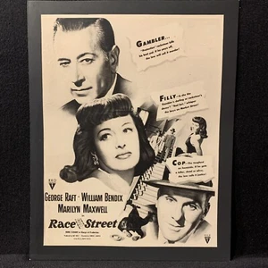 Vintage 1948 Race Street movie advertisement - Picture 1 of 5
