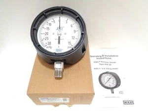 WIKA Xsel Type: 232.34 4.5" Range: -30INHG/15PSIG, 1/2" NPT LM Process Gauge - Picture 1 of 1