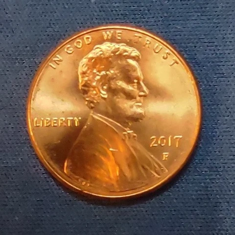 2017 P Uncirculated (BU) Lincoln Shield Cent (Penny) Cover
