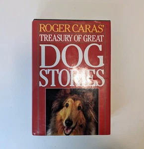 Roger Caras' Treasury of Great Dog Stories, Hardcover, 1990, Dust Jacket - Picture 1 of 6