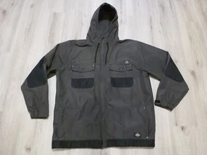 Storm By Dickies Jacket Men’s XL Black Full Zip Weatherproof Workwear Chore Coat - Picture 1 of 14