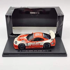 EBBRO P4 TOYOTA SUPRA #1 au cerumo JGTC GT500 2002 collezione resina scala 1/43 - Foto 1 di 8
