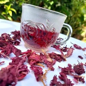 100g of Ceylon Dried Hibiscus sabdariffa Powder Natural Herbal Tea Free Shipping - Picture 1 of 6