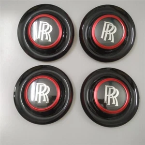 Rolls Royce Center Cap Bezel Black Ghost Dawn Wraith Red Ring Wheel Modify New - Bild 1 von 4