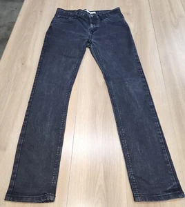 Levis 510 Skinny Boys Sz 18 Reg (29x31) Black, Skinny Leg, Zipper Closure - Picture 1 of 10
