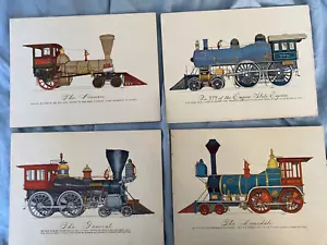 4 impresiones de tren de colección - Pioneer, General, Lonsdale, No. 999 of Empire State Express - Imagen 1 de 7