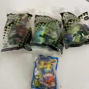2000 Burger King Kids Meal Toy Lot Scooby Doo New Set Of 3 And Rugrats