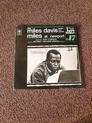 Miles Davis at Newport. The Miles Davis Sextet & Quintet LP W/John Coltrane - Image 1 of 3