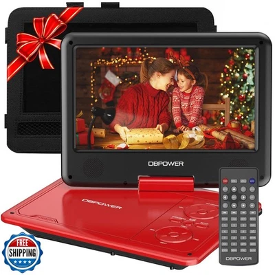 DBPOWER 11.5" Portable DVD Player, 5-Hour Built-in Rechargeable Battery, 9" S - Image 1 of 4