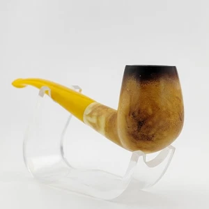 Lee Van Cleef Block Meerschaumpfeife, einzigartige Meerschaumpfeifen, mit Etui - Bild 1 von 9