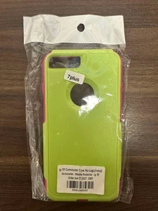 Grün und Rosa Pendler Schutzhülle für Apple iPhone 7 Plus Brandneu 7E - Bild 1 von 3