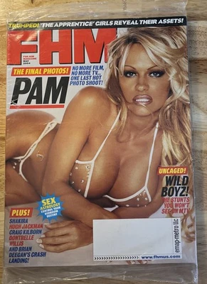 PAMELA ANDERSON May 2004 FHM Magazine SHAKIRA / HUGH JACKMAN - Image 1 of 2