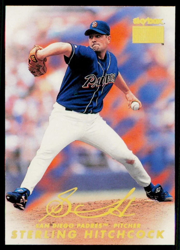 1999 SkyBox Premium #183 Sterling Hitchcock San Diego Padres Baseball Card - Image 1 of 2