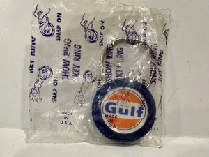Gulf Gas Station Keychain Vintage Advertising Auto Repairs Ohio Rare Memorabilia - Picture 1 of 7
