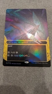 Crystal Quarry (0100) (Borderless) (Galaxy Foil) Edge of Eternities: Stellar - Picture 1 of 2