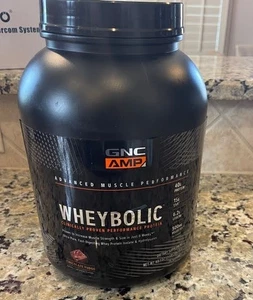 GNC Amp Wheybolic Protein Nutrition, 3lb, Chocolate Fudge Exp 9/2026 - Picture 1 of 3