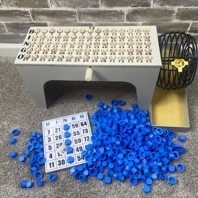 Tablero Maestro de Acero Profesional Bingo de Colección con Jaula y Bolas Divertido Juego de Reuniones  Foto 1 de 4