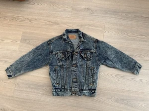 Vintage 80’s Junior Levis Denim Jacket Size Small Made in USA - Picture 1 of 17