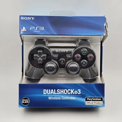 Sony PlayStation 3 PS3 DualShock 3 Wireless Controller Charcoal Black CECHZC2U - Image 1 of 4