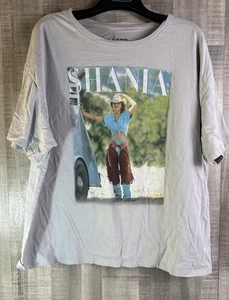 Shania Twain Official Merchandise Ladies Soft Short Sleeve Licensed Band Tee XL - Picture 1 of 1