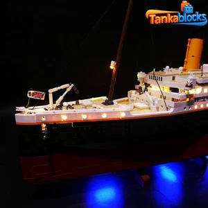 LED Light Kit for Titanic - Compatible with LEGO® 10294 Set (Remote Version) - Picture 1 of 6