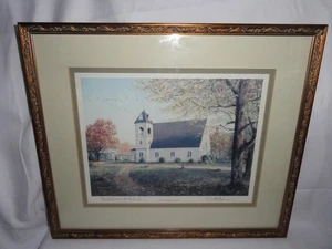 Gerahmter & Passepartout 1985 Paul McGehee Druck ~ "Thanksgiving" ~ signiert - Bild 1 von 14