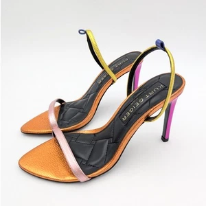 Kurt Geiger Shoreditch Stiletto Heel Sandal Women's Multicolor Size US7.5 EU38 - Picture 1 of 11
