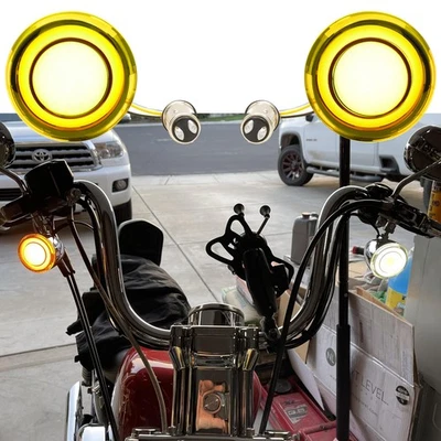 2x 1157 Luces LED intermitentes para Harley Street Glide Heritage Iron 883 Fatboy Foto 1 de 4