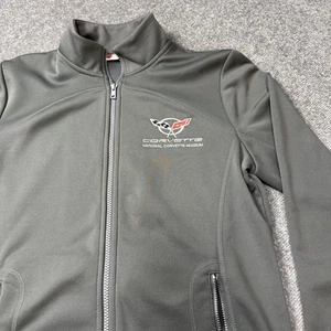 National Corvette Museum Jacke Reißverschluss grau bestickt Herren Medium " - Bild 1 von 9