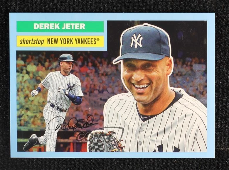 2023 Topps Archives 1956 Topps Blue Foil 25/25 Derek Jeter #11 HOF